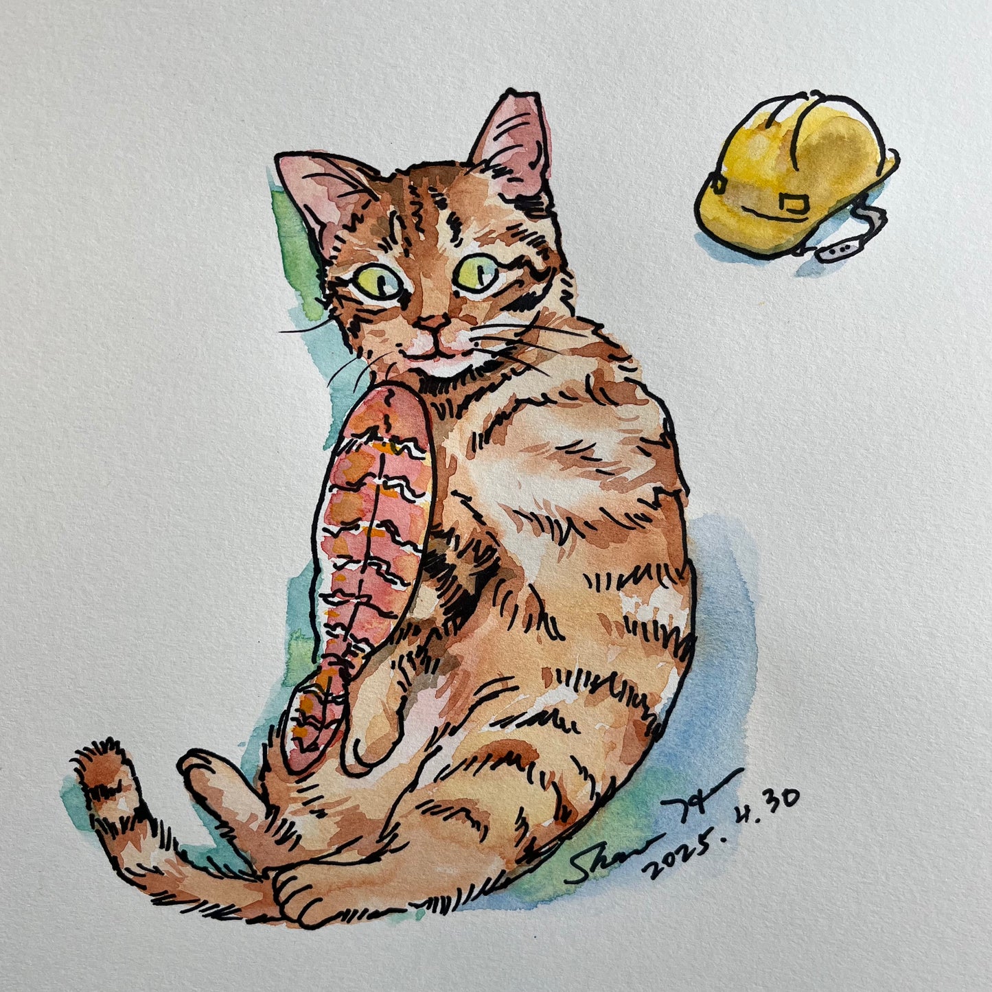 Shawn Han風格似顏繪 (實體/線上) Shawn Han's Live Protrait for your pet (In-person/Virtual)