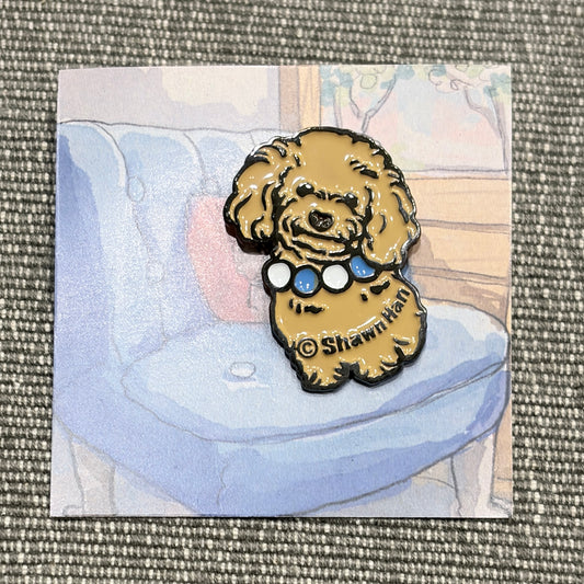 家有毛寶_徽章款_摩卡