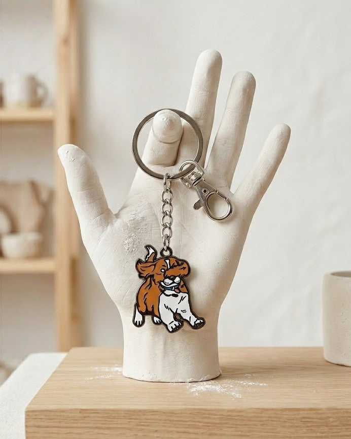 小狗跑步鑰匙圈